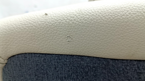 Seat 2nd row left Mercedes X167 GLS 450 20-26 beige leather with perforation, dark gray backrest, electric, with beige belt, scratches, needs cleaning, broken control unit bracket