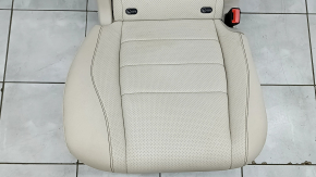 Seat 2nd row right Mercedes X167 GLS 450 20-26 beige leather with perforation, dark gray backrest, electric, scratches, needs cleaning, bent bracket