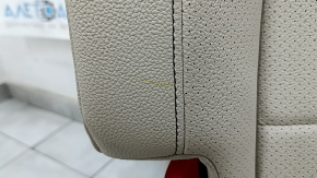 Seat 2nd row right Mercedes X167 GLS 450 20-26 beige leather with perforation, dark gray backrest, electric, scratches, needs cleaning, bent bracket