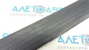 Inner front left door sill trim Mercedes X167 GLS 450 580 20-23 dark grey, scratches, worn, needs cleaning, broken fasteners