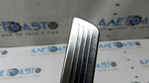 Outer front left door sill trim Mercedes X167 GLS 450 580 20-26 chrome with backlight, worn