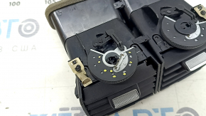 Mercedes X167 GLS 450 580 20-26 center console air duct deflector, black, frame mounts broken, adjustment lock missing