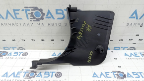 Front lower right pillar trim Alfa Romeo Giulia 17-24 black, scratches, broken mount
