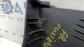 Front lower right pillar trim Alfa Romeo Giulia 17-24 black, scratches, broken mount