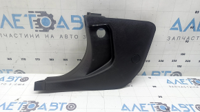 Lower left front pillar trim Alfa Romeo Giulia 17-24 black, scratches, broken mount