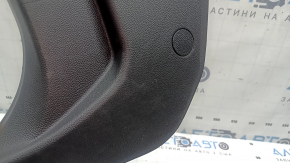 Lower left front pillar trim Alfa Romeo Giulia 17-24 black, scratches, broken mount
