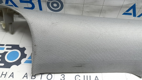 Upper left rear pillar trim Tesla Model 3 18-23, gray fabric, dry cleanable