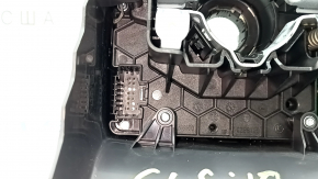 Steering column switches guitar assembly Mercedes X167 GLS 450 580 20-26 for heated steering wheel, with dark gray overlay, worn, broken side button