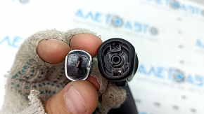 Steering column switches guitar assembly Mercedes X167 GLS 450 580 20-26 for heated steering wheel, with dark gray overlay, worn, broken side button