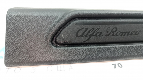 Front right door sill plate Alfa Romeo Giulia 17-24 black structure, worn