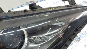 Front right headlight assembly Alfa Romeo Giulia 17-23 xenon, needs polishing, chips, damaged mount