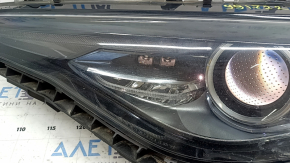 Front left headlight complete Alfa Romeo Giulia 17-23 xenon, needs polishing, chips, scratches