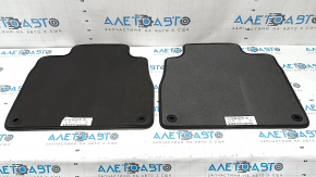 Set of floor mats, fabric, Mercedes X167 GLS 450 580 20-24, dark gray, 3 rows, for cleaning
