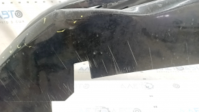 Bare front bumper Alfa Romeo Giulia 17-22 without headlight washers and parking sensors, black, scratches, pressed, peeling varnish, cracked