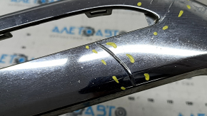 Front bumper lip trim Mercedes X167 GLS 450 20-23 chrome, scratches, cracks, broken fasteners