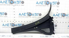 Right plastic windshield wiper grille VW Passat b7 12-15 USA, seal torn