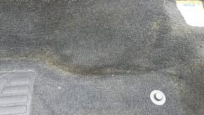 Front left floor covering Mercedes X167 GLS 450 20-26 dark gray, for cleaning