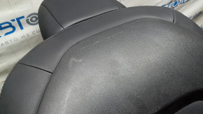 Passenger seat Tesla Model 3 18-23 leather black, with airbag, electric, heated, with tensioner, scratches