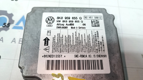 SRS airbag module, airbag computer, Audi A4 B8 08-16, for re-stitching