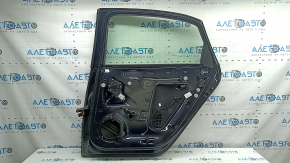 Door assembly rear right VW Passat b8 16-19 USA black LC9X, butt, painted 0.20