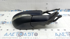 Right side mirror assembly VW Passat b8 16-18 USA 10+2 pins, turn signal, BSM, heated, black, glass in glue