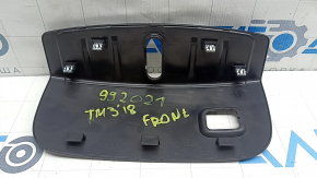 Tesla Model 3 18-23 front trunk opening trim, black, scratches
