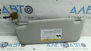 Right visor VW Passat b8 16-19 USA gray, without hook, for lighting, for dry cleaning