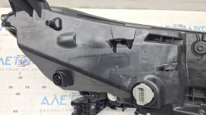 Left front headlight assembly Honda CRV 23-26 LED with chrome molding, broken mount, scratches on the housing