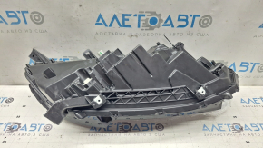 Left front headlight assembly Honda CRV 23-26 LED with chrome molding, broken mount, scratches on the housing