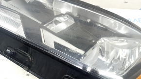 Front left headlight VW Passat b8 16-19 USA halogen, polished, worn, cobweb