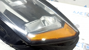 Front left headlight VW Passat b8 16-19 USA halogen, polished, worn, cobweb