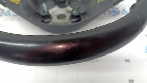 Naked steering wheel VW Passat b8 16-19 USA leather black, without trim and buttons, scratches, dents
