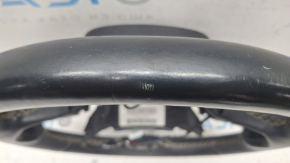 Naked steering wheel Jeep Grand Cherokee WK2 14-21 black leather, heated, scratches, worn