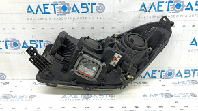 Front right headlight assembly Ford Escape MK3 17-19 rest xenon + LED, light, glass turned yellow, varnish cracked