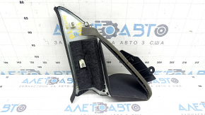 Left rear window trim for Audi A3 8V 15-17 4d, black, broken guide, scratches