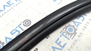 Glass seal with molding front right Audi A3 8V 15-20 4d, black, worn