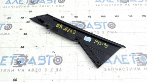 Door trim, side rear right, Audi A3 8V 15-20 4d, rear, black gloss, for polishing