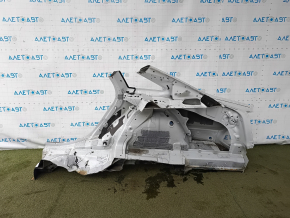 Quarter wing rear right Audi A6 C7 12-18 sawed off, white, painted