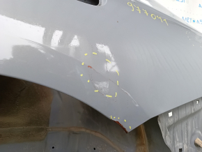 Quarter wing rear left Honda Accord 23-26 sawed off with the central pillar, gray, bumps, dents, corrosion