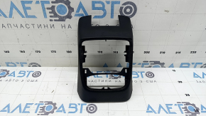 Rear center console trim for Audi A3 8V 15-20, black, under air duct deflector, scratch