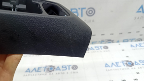 Rear center console trim for Audi A3 8V 15-20, black, under air duct deflector, scratch