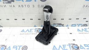 Gear knob Audi A3 8V 15-20 S-tronic black stitching, scratches