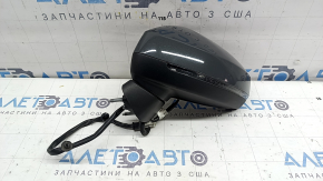 Left side mirror assembly Audi A3 8V 15-20 4d, 5d, 6 pins, turn signal, heated, gray