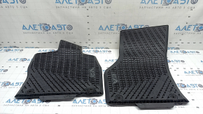 Set of floor mats rubber Audi A3 8V 15-20 black
