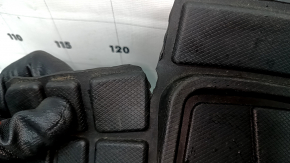 Set of floor mats for Audi A3 8V 15-20 rubber, black and brown, Goodyear, tears