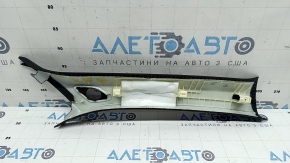 Upper left front pillar trim Audi A3 8V 15-20 4d black, scratches