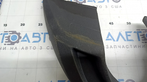 Rear bumper lip Audi A3 8V 17-19 structure with chrome molding for 2 single pipes, scratches
