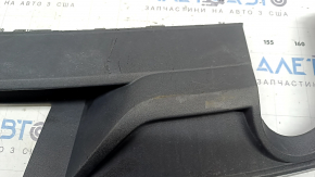 Rear bumper lip Audi A3 8V 17-19 structure with chrome molding for 2 single pipes, scratches