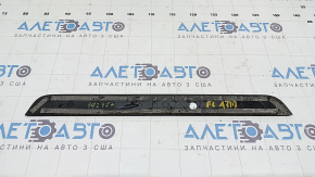 Outer front left door sill trim for Audi A3 8V 17-20 4d, black with chrome insert, scratches, dents