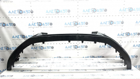 Bare front bumper Audi A3 8V 17-20 without parking sensors, without towing hook plug, gray, scratches, chips, cracked mount